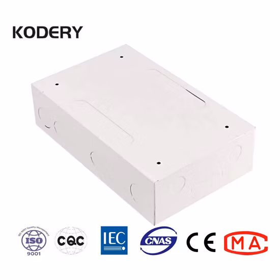 Kodery IP65 18-fach wasserdichter Kunststoff-Verteilerkasten mit MCB-Box